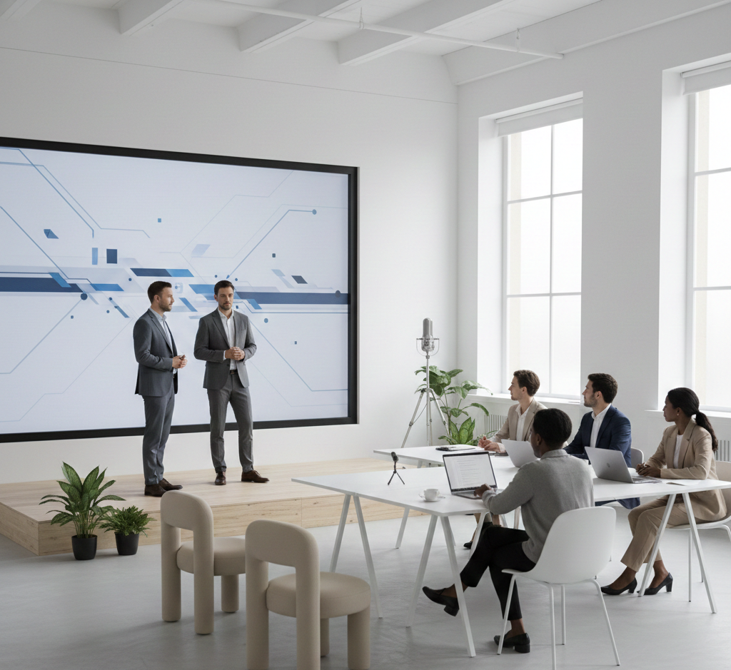 Professionell träning i affärspresentationer och kommunikation